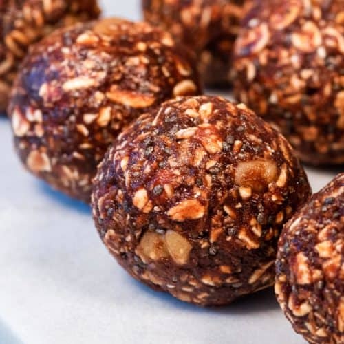 No-bake Brownie Balls With Walnuts And Chia Seeds - Dances With Knives