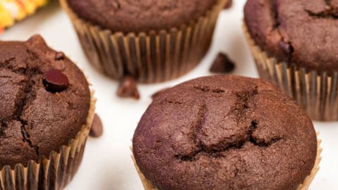 Easy Vegan Double Chocolate Muffins Dances With Knives